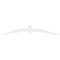 Ekena Millwork Archdale Architectural Grade PVC Gable Bracket, 108"W x 18"H x 2"D x 6"F, 4/12 Pitch GBP108X18X0206ARC00 - alternate 5